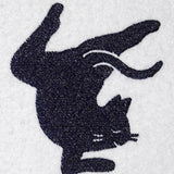 Stickdatei - Yoga Katze gefüllt Silhouette - Sewando