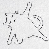 Stickdatei - Yoga Katze Linie - Sewando