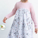 Herbstkleid Heidi Schnittmuster Kleid 50-170 - Sewando