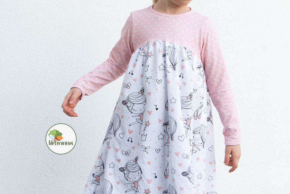 Herbstkleid Heidi Schnittmuster Kleid 50-170 - Sewando
