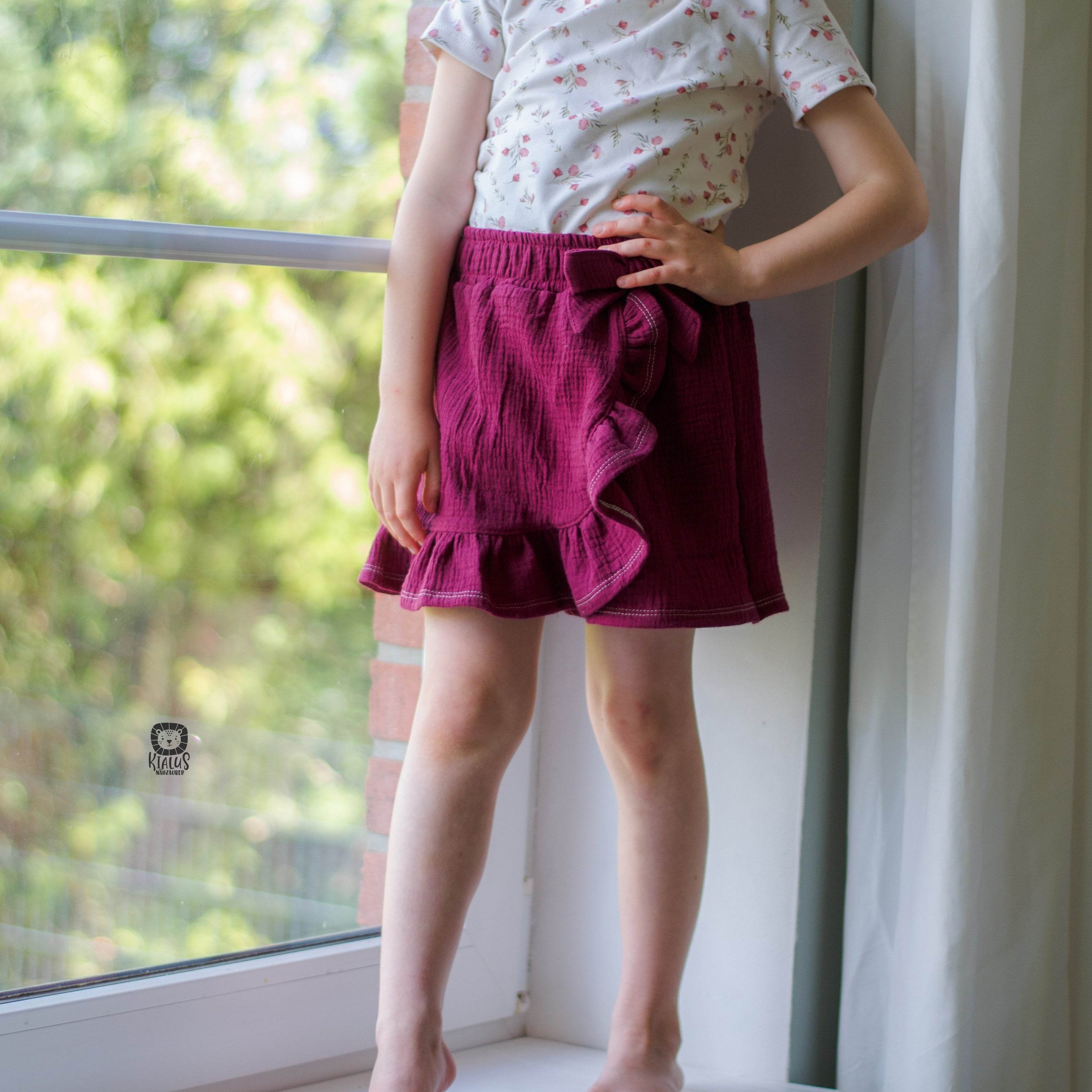 Schnittmuster CL*OVELY SKORT KIDS 80-164 - Sewando