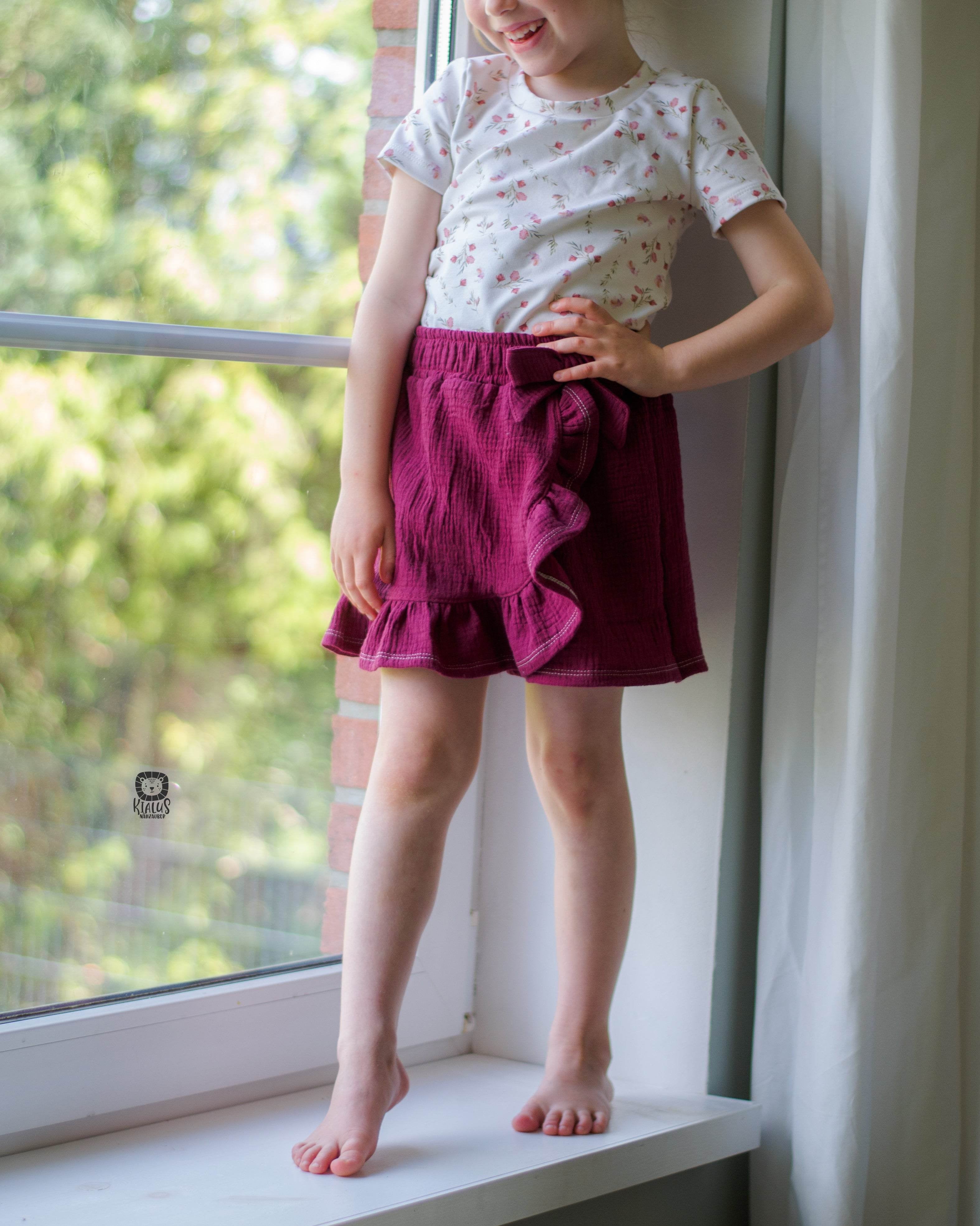 Schnittmuster CL*OVELY SKORT KIDS 80-164 - Sewando