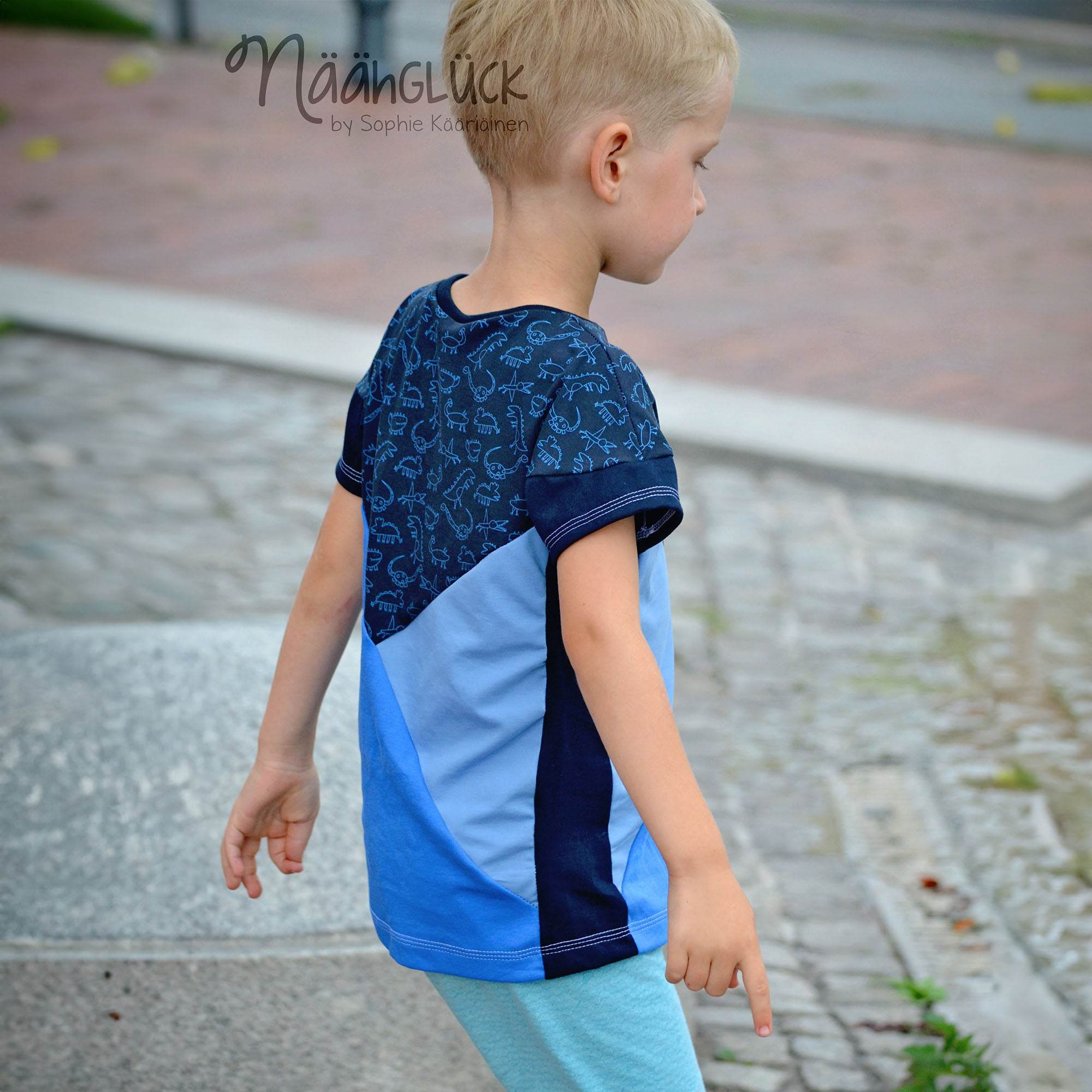 Schnittmuster Kindershirt Pasi - Größe 80 - 164 - Sewando