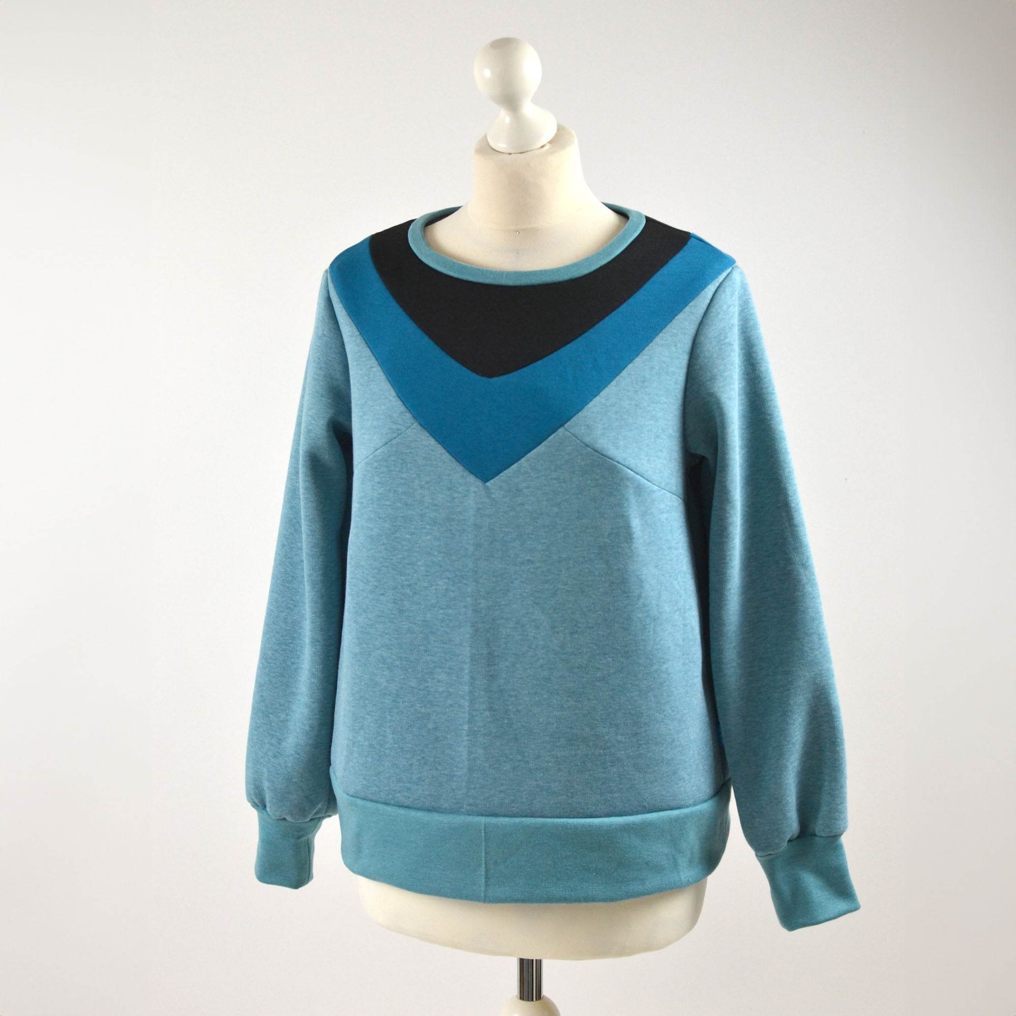 Schnittmuster Damenpullover Veera – Größen 32 – 60 - Sewando