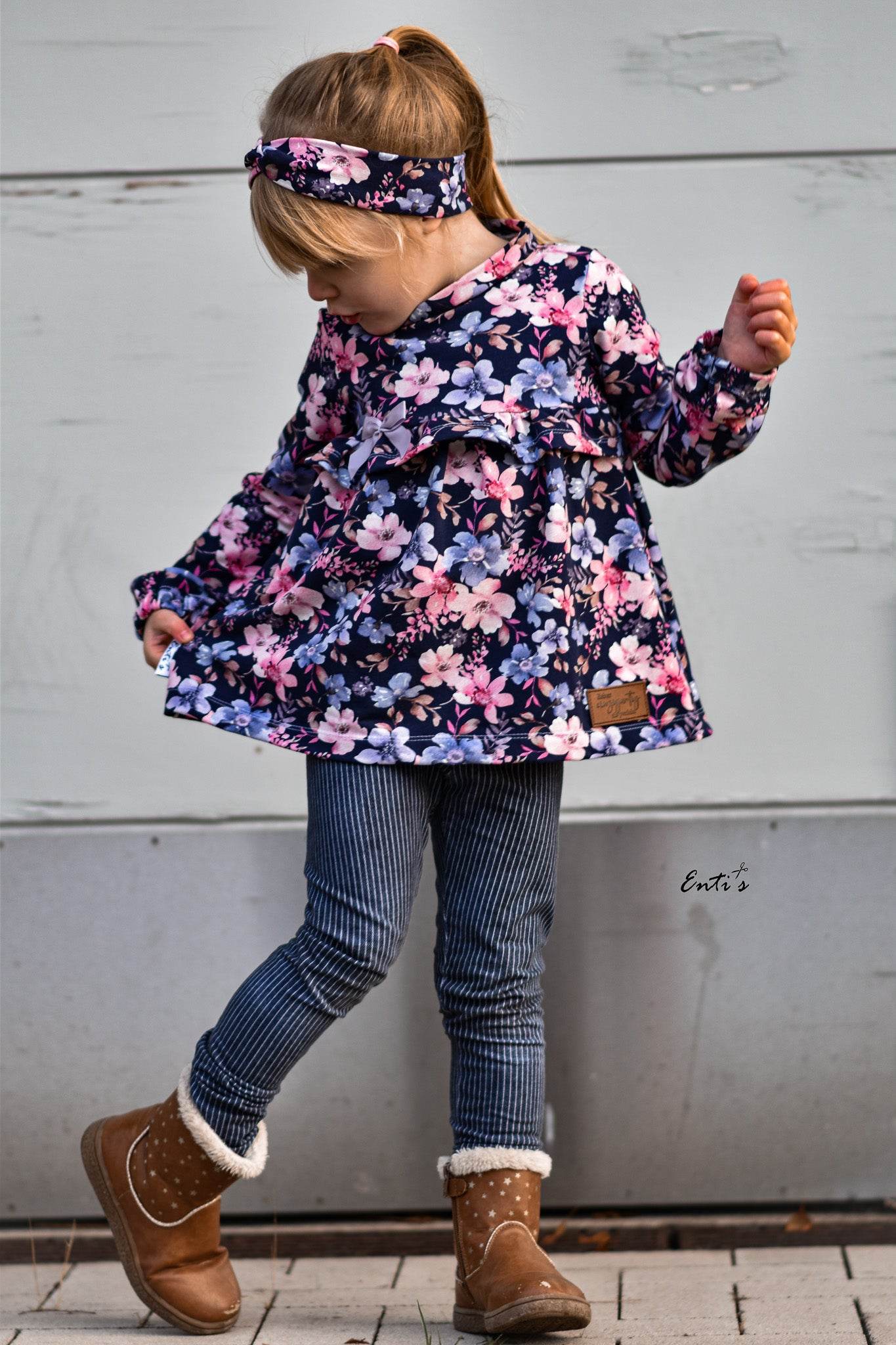 Schnittmuster Rüschenkleid Wini Mini Gr. 68-110 - Sewando