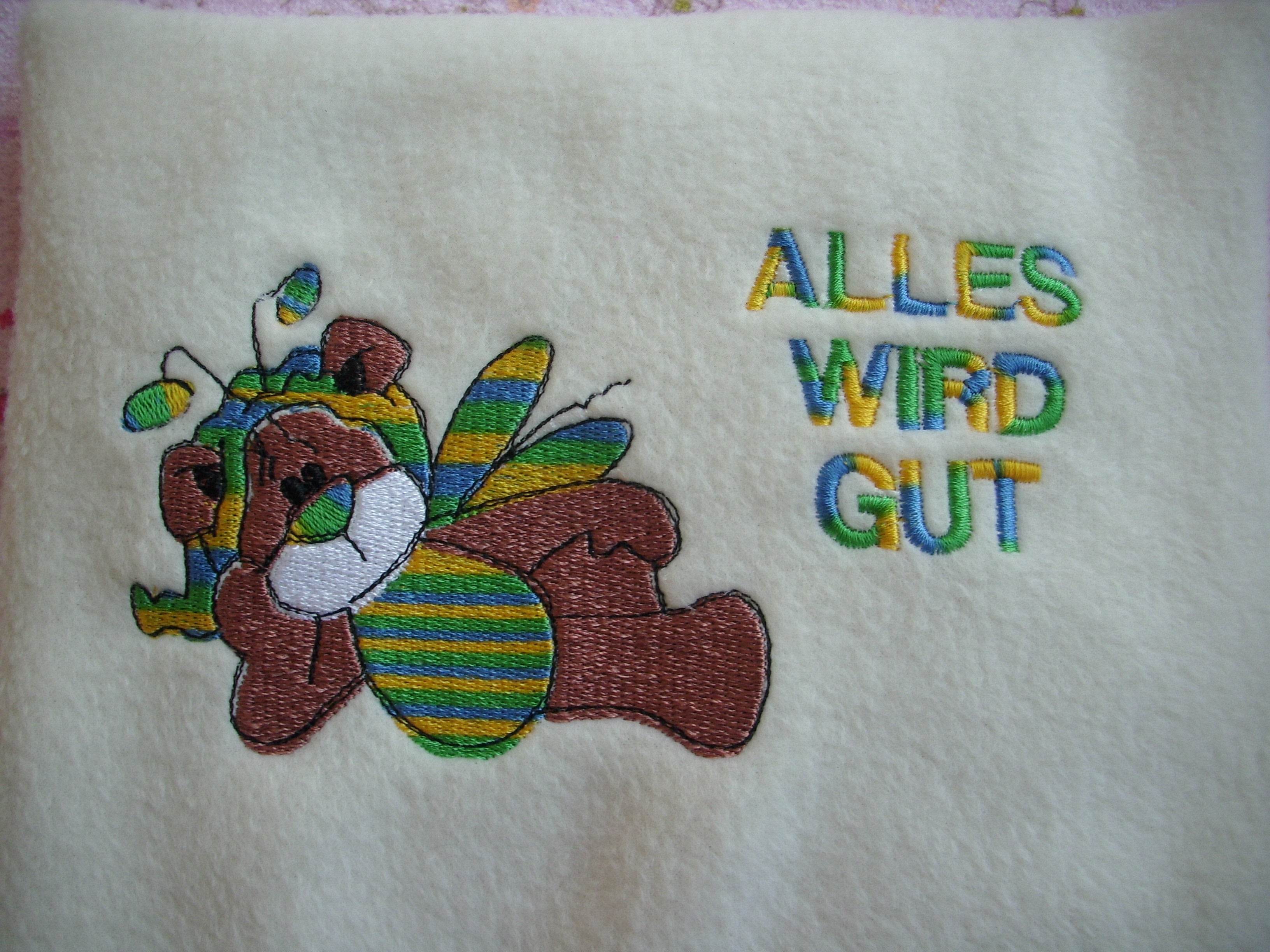 Stickdatei Schmetterling Teddy Engel Set 201 - Sewando