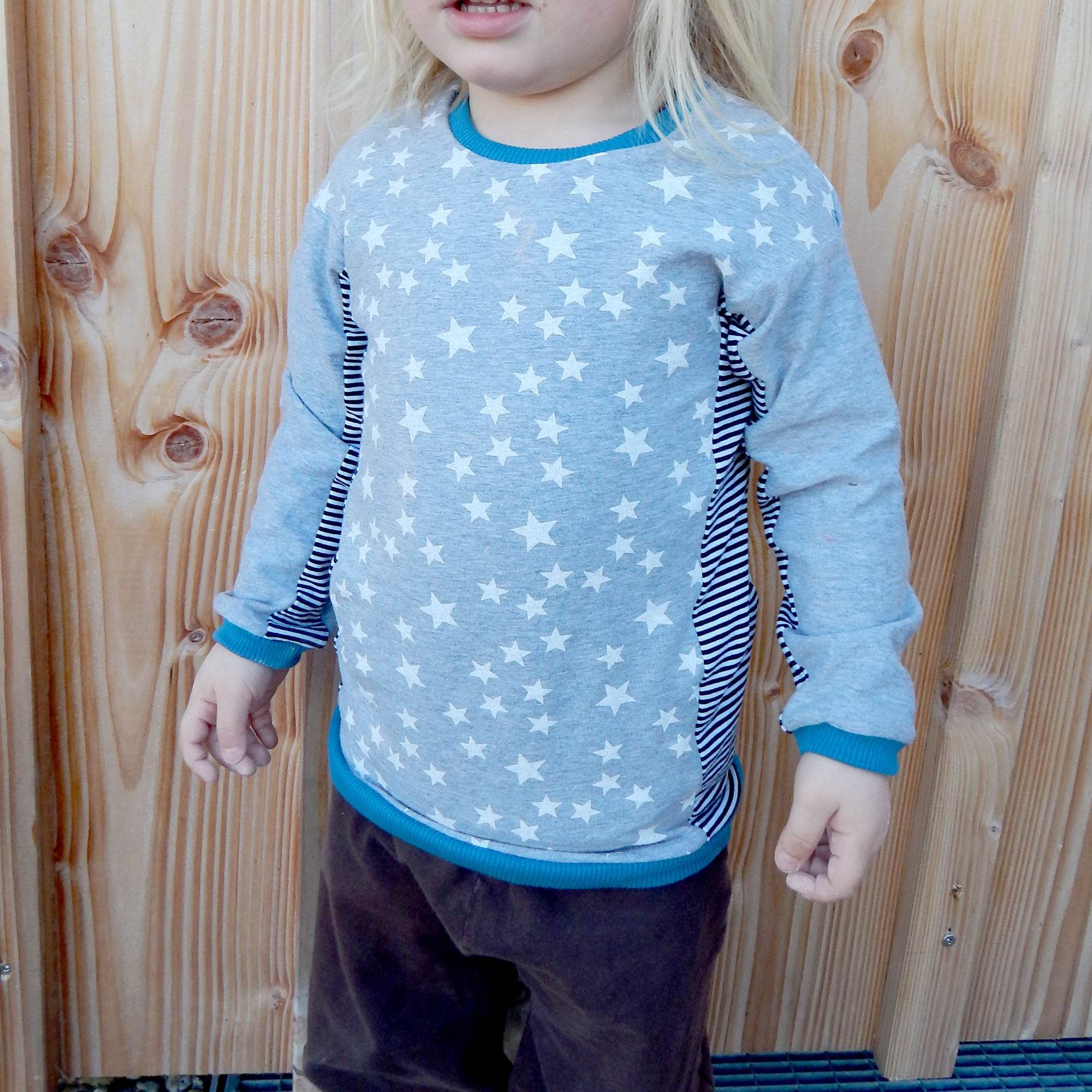 Schnittmuster Kindershirt Pasi - Größe 80 - 164 - Sewando