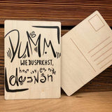 Dumm denken | SVG, DXF & PNG Plotterdatei, Laserdatei - Sewando