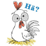 Stickdatei "Dummes Huhn"