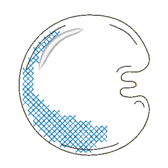 Stickdatei - BUBBLE Alphabet A-Z - Sewando