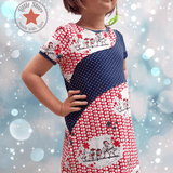 Schnittmuster Longshirt und Kleid "Hula Wave" Gr. 80-164