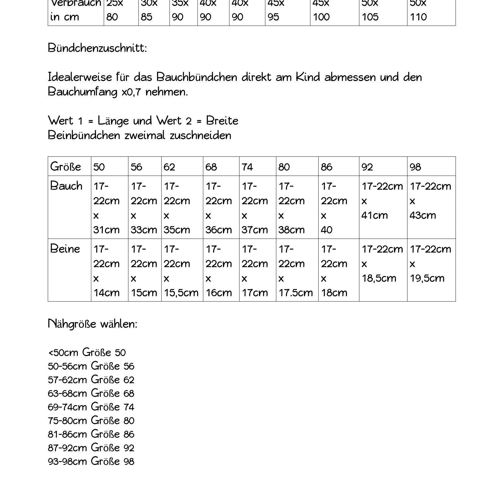 Schnittmuster Babyhose Caiden´s Bux Größe Größe 50-98 - Sewando