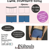 Schnittmuster Männer Boxershorts "Rocky" Gr. S-XXL