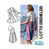Schnittmuster "Lottis Drehkleid" Gr. 80 - 164