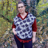 Schnittmuster Oversize Pullunder, Weste BRUNA (34-60) : - Sewando