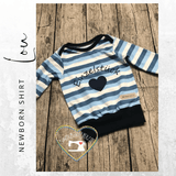 Schnittmuster Newborn LOU Shirt Gr. 50-92 : - Sewando