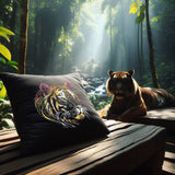 Stickdatei Tiger "Jupiter" - realistisch - FÜR DUNKLE STOFFE