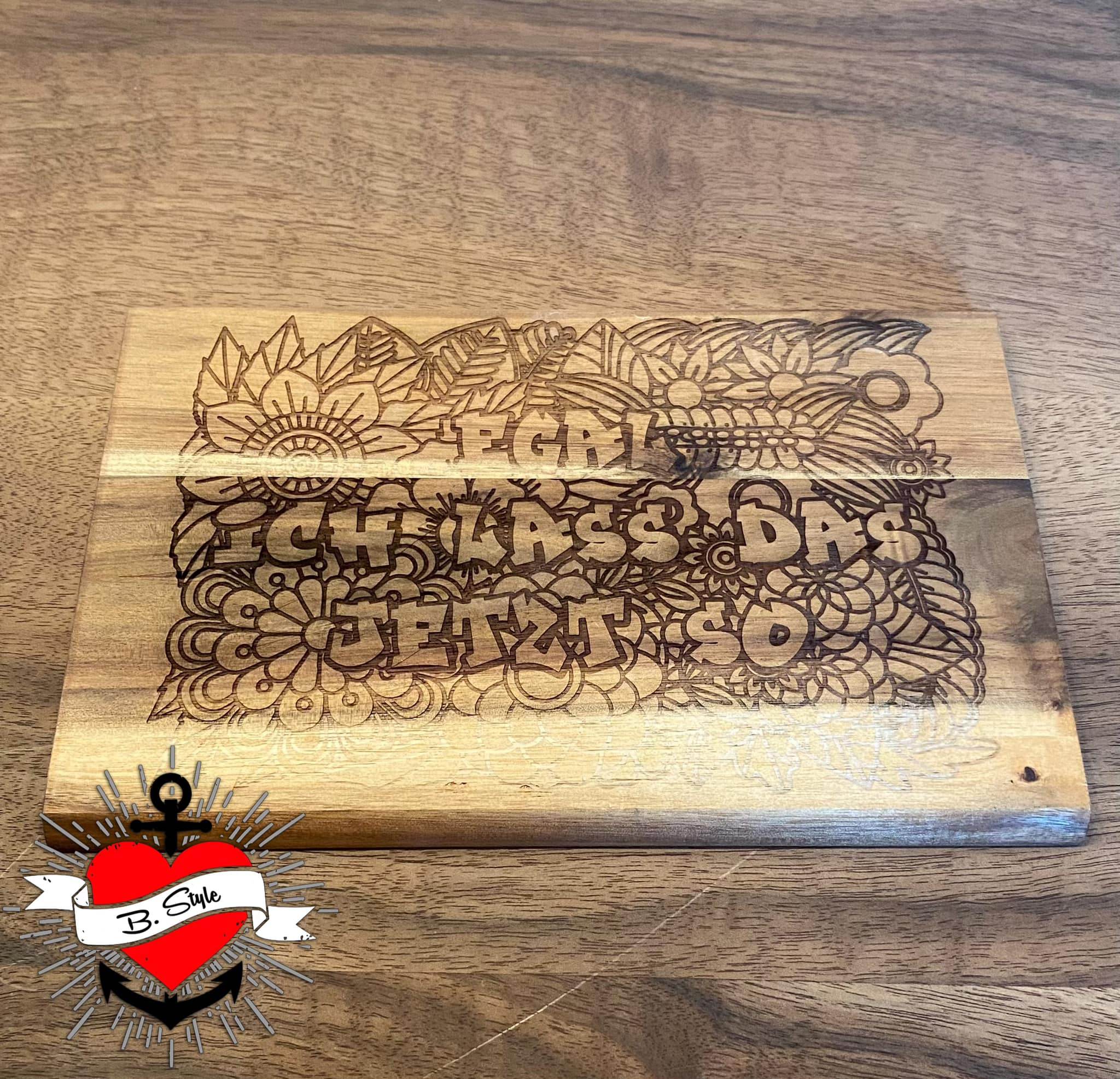 *Egal ich lass das* Plotterdatei - Sewando