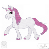 Einhorn Stickdatei, fröhlicher Märchenzauber für deine Stickmaschine