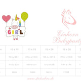 Einhorn Babyparty Stickdatei, fröhlicher Baby-Party-Charme für deine Stickmaschine - Sewando