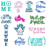 Stickdatei Set Home Deko Schriftzüge und Stabdeko - Sewando