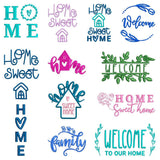 Stickdatei Set Home Deko Schriftzüge und Stabdeko - Sewando
