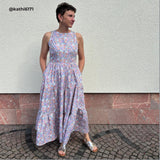Maxikleid Schnittmuster PDF Damen | Maxi Dress Sewing Pattern | Anfängerfreundlich