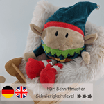 Elf Wendekuscheltier Krempeltierseite Level 3 - Nähanleitung und Schnittmuster - Sewando