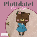 Plotterdatei - Bär Ella - Sewando