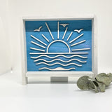 Plotterdatei "Sunset by the sea" dxf, svg, jpeg