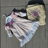 Stickdatei Doodle Applikation - Blume Amalia -  6 Größen 5 Dateiformate - Inkl. Anleitung