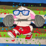 Stickdatei Doodle Applikation - Mukki Hase - 6 Größen 5 Dateiformate - Inkl. Anleitung