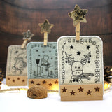 Stickdatei ITH Adventskalender 10x10cm Tischadventskalender togo Weihnachten Advent