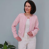 Emily – kurze Boucléjacke, Schnittmuster in Gr. 34 - 50