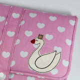 Stickdatei "Schwan mit Krone" 16x26 cm