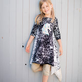 Schnittmuster Kleid / Ballontunika "Sidecutkleid" Gr. 74 - 164 inkl. Puppenschnitt