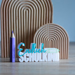 3D Druck Datei Schriftzug Endlich Schulanfang - Sewando