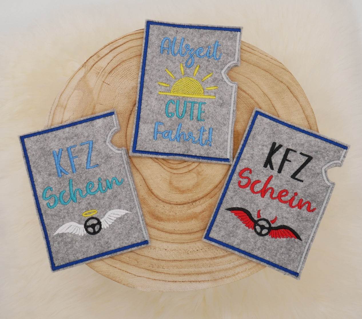Stickdatei Set ITH KFZ-Schein Hüllen - Sewando