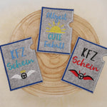 Stickdatei Set ITH KFZ-Schein Hüllen - Sewando