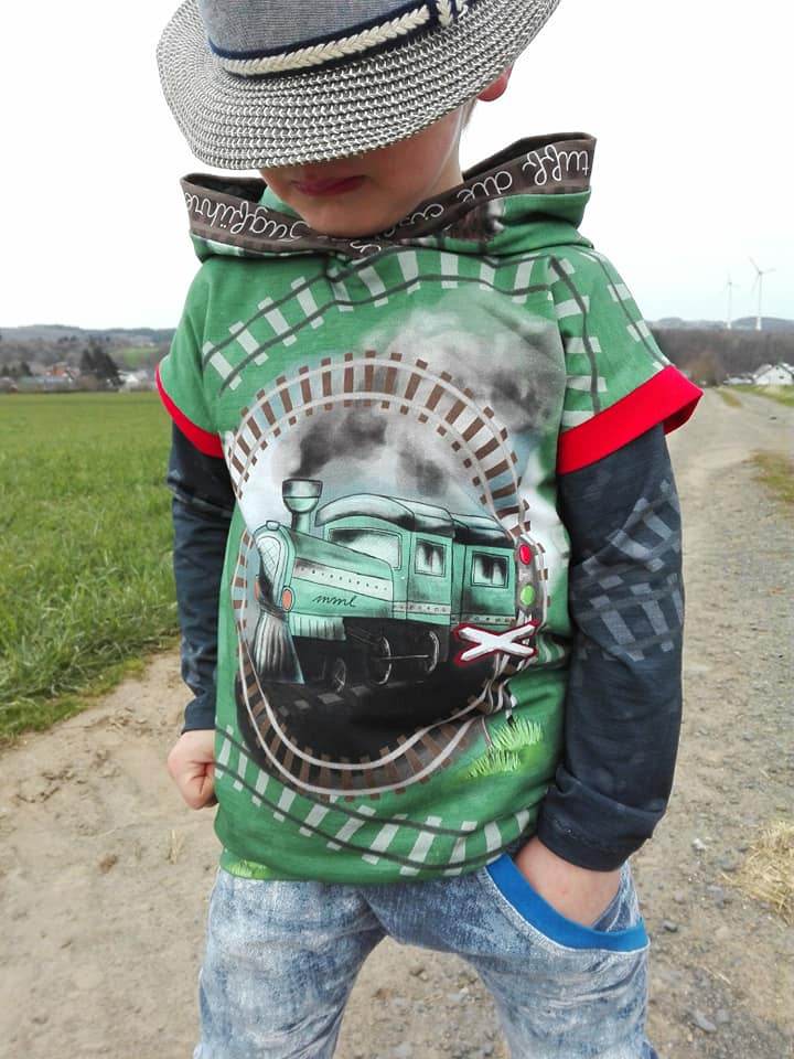 Schnittmuster Happy Anton - Gr 86-164 - Kurzarm, Langarmshirt - Sewando