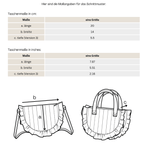 Mädchen Taschen Schnittmuster Abigal : - Sewando
