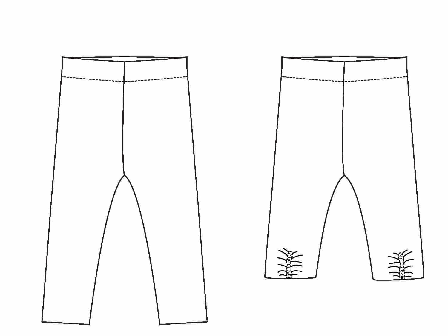 ENNA und LENA Baby Leggings und Jacke Schnittmuster pdf Twin Set Schnittmuster PDF Ebook download Patternforkids 