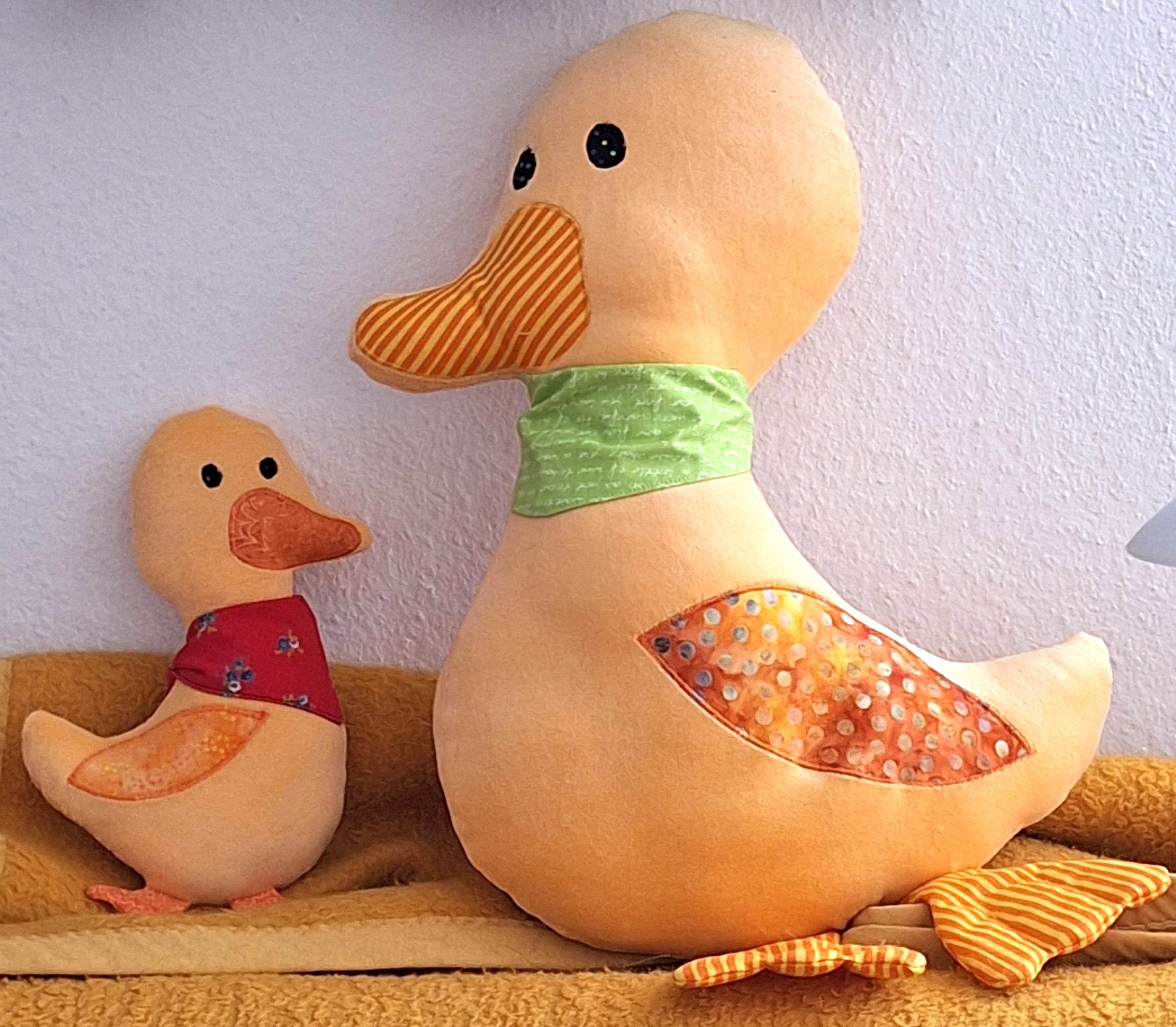 Nähanleitung Gans Giesela Kuscheltier - Sewando