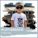 Plotterdatei Coole Ente - Sewando