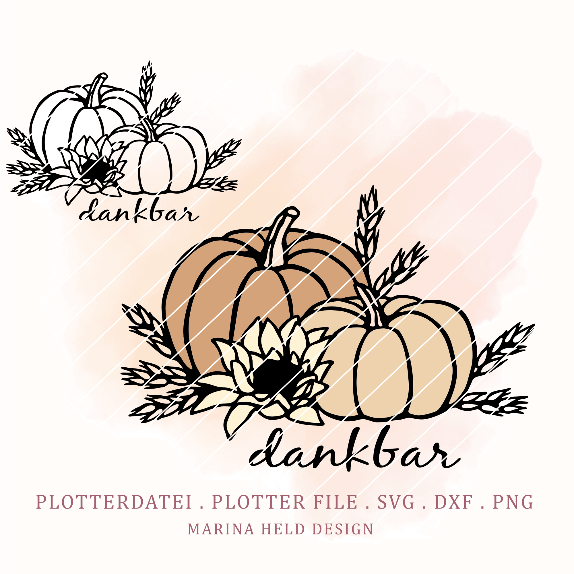 Plotterdatei Erntedank - Sewando