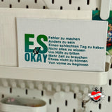 *Es ist okay* Plotterdatei