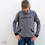 Schnittmuster Oversized Hoodie Weites Winter Meer