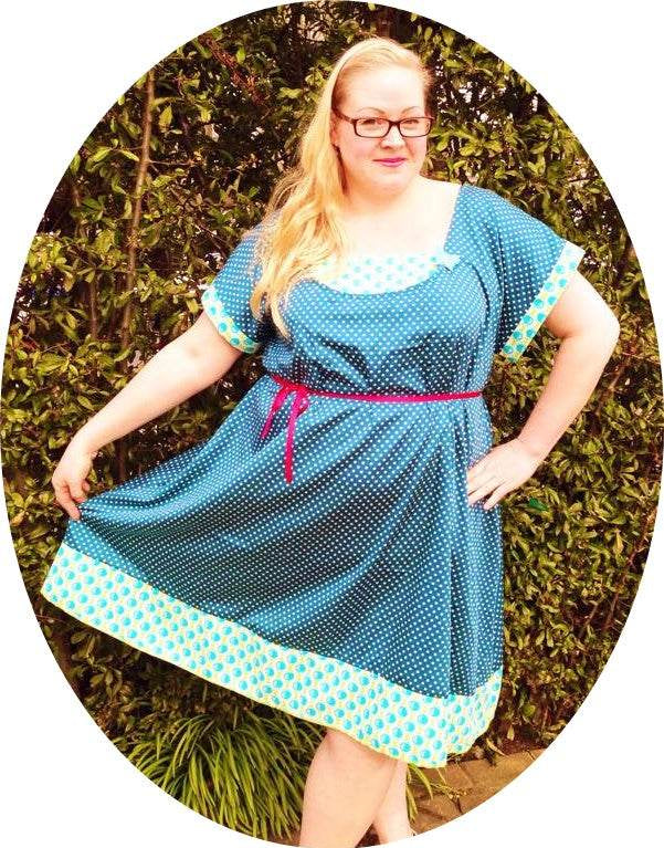 Ebook Kleid Matyna GR. 40/42 - 58/60 | BU 120-150 : - Sewando