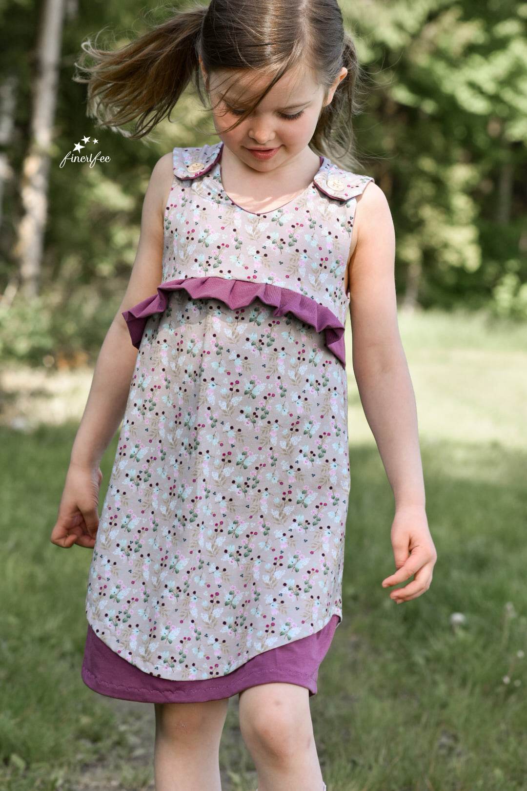 Hängerchen Hanni Kleid Schnittmuster 50-170 - Sewando