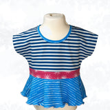 Schnittmuster Evina Kids – Shirt & Sommerkleid mit angeschnittenen Ärmeln Gr. 86-158 - Sewando